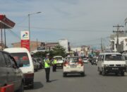 Polres Humbahas Gelar Pengamanan VVIP Kunjungan Menteri ke Humbang Hasundutan