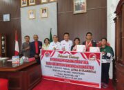 Bupati Humbahas Dr Oloan P Nababan Terima Audensi Wushu Humbahas 