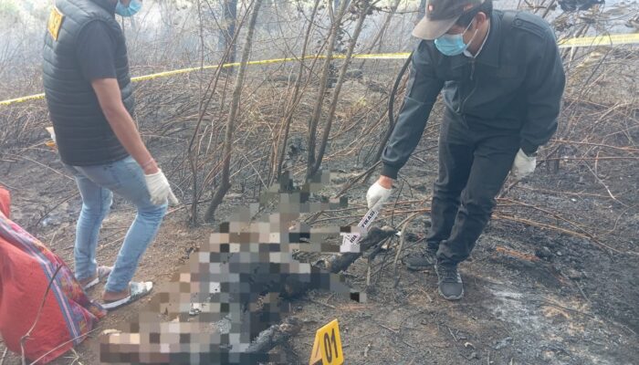 Kapolres Humbahas Perintahkan Satreskrim dan jajarannya Segera Tangani Kasus Kebakaran Lahan yang Telan Korban Jiwa