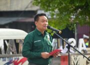 Bupati Humbahas Pimpin Apel Razia Gabungan Kepatuhan Pajak Kendaraan Bermotor