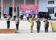 Kapolres Pimpin Apel Gelar Pasukan dan Peralatan Kesiapsiagaan Penanggulangan Bencana