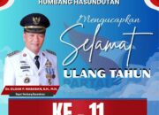 Bupati Humbahas Ucapkan Selamat Ulang Tahun ke-11 Partai Perindo, Guntur Sariaman Simamora dan Benyamin Nababan Apresiasi Semangat Kebersamaan