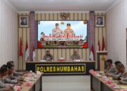 Polres Humbahas Rilis Capaian Kinerja Tahun 2025, Paparkan Keberhasilan Penegakan Hukum dan Pelayanan Publik.