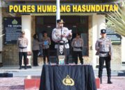 Empat Pejabat Utama Polres Humbahas Resmi Berganti, Kapolres Humbahas Pimpin Sertijab.