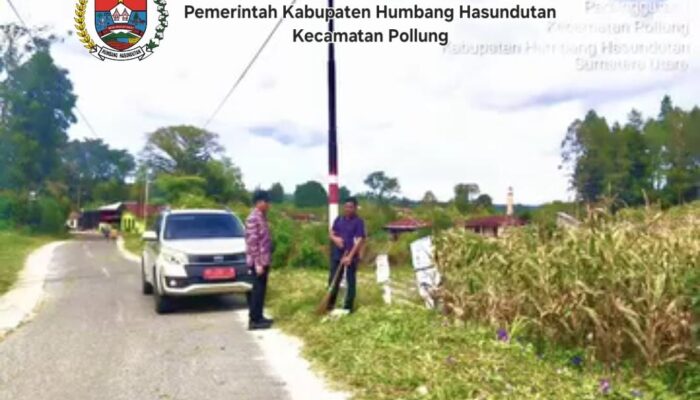 Camat Pollung Pimpin Gotong Royong Serentak 13 Desa untuk Wujudkan Lingkungan Bersih dan Sehat