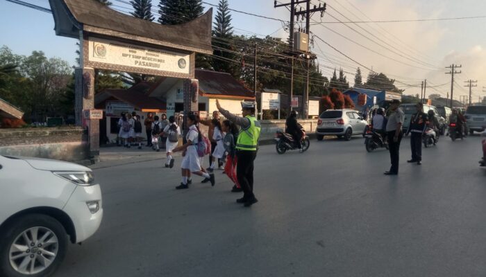 Dukung Ops Keselamatan Toba 2026, Polres Humbahas Intensifkan Strong Point Pagi