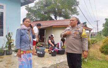 Humanis dan Preventif, Sat Binmas Humbahas Rutin Sambangi Warga Desa Binaan