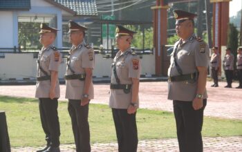 Rotasi Jabatan di Polres Humbahas, Dua Kabag dan Satu Kasat.