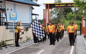 Tes Kesamaptaan Jasmani, Upaya Polres Humbahas Jaga Kesiapan Personel