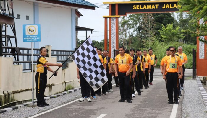 Tes Kesamaptaan Jasmani, Upaya Polres Humbahas Jaga Kesiapan Personel
