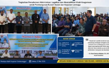 Pemkab Humbahas Gelar Seminar Hibah Keagamaan, Perkuat Legalitas dan Transparansi Pembangunan Rumah Ibadat