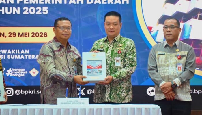 Humbahas Cetak Sejarah, Raih Opini WTP Ke-10 Berturut-turut dari BPK RI Sumut