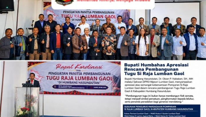 Semangat Persatuan Menggema, Pembangunan Tugu Si Raja Lumban Gaol Didorong Jadi Simbol Warisan Budaya Batak