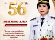 Bupati Humbahas Sampaikan Ucapan Selamat Ulang Tahun ke-56 untuk Wakil Bupati Junita R. Marbun