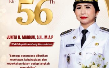 Bupati Humbahas Sampaikan Ucapan Selamat Ulang Tahun ke-56 untuk Wakil Bupati Junita R. Marbun