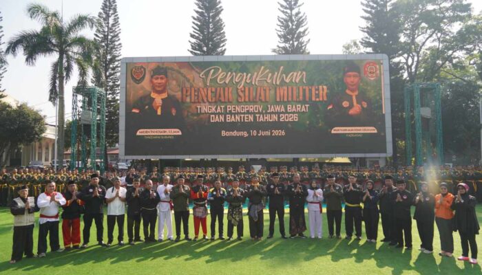 Perkuat Bela Negara dan Prestasi, Pencak Silat Militer Kodam III/Siliwangi Resmi Dikukuhkan