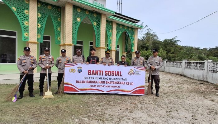 Semangat Peduli, Polres Humbahas Pererat Sinergi Lewat Bakti Sosial Religi