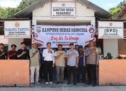 Perangi Narkoba hingga Desa, Kampung Tangguh Dibentuk di desa Pasaribu Doloksanggul