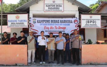 Perangi Narkoba hingga Desa, Kampung Tangguh Dibentuk di desa Pasaribu Doloksanggul