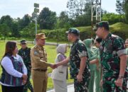 Disambut Bupati. Kasad Jenderal TNI Maruli Simanjuntak Kungker Ke Humbahas