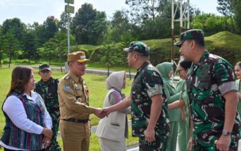 Disambut Bupati. Kasad Jenderal TNI Maruli Simanjuntak Kungker Ke Humbahas