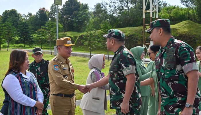 Disambut Bupati. Kasad Jenderal TNI Maruli Simanjuntak Kungker Ke Humbahas