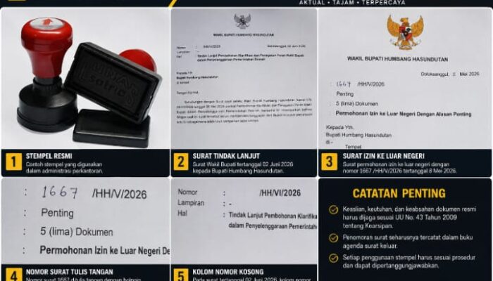 Beredarnya Surat Internal Pemkab Humbahas Jadi Sorotan, Pengamat Minta Tata Kelola Dokumen Dievaluasi
