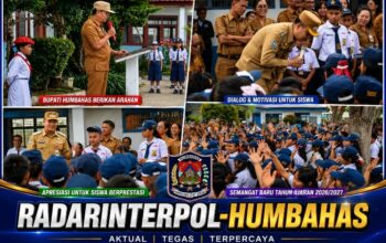 Bupati Humbahas Gaungkan Pendidikan Berkarakter di Hari Pertama Sekolah