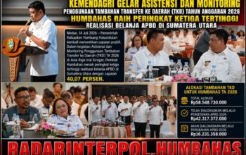 Humbahas Masuk Tiga Besar Realisasi Belanja APBD di Sumut, Bukti Komitmen Percepat Pembangunan