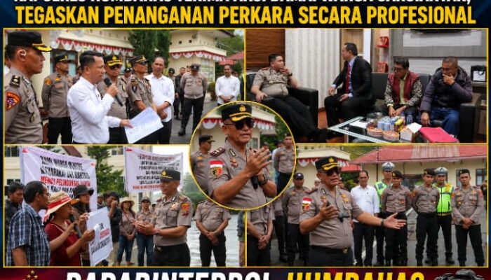 Kapolres Humbahas Terima Aspirasi Damai Warga Sarsiantar, Pastikan Penegakan Hukum Berjalan Profesional