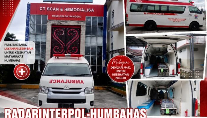 Pemkab Humbahas Tambah Ambulans Baru, Perkuat Pelayanan Kesehatan Masyarakat
