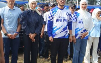 PAN KBB Rayakan HUT ke-28 Bersama Warga, 28 Panjat Pinang Jadi Simbol Perayaan.