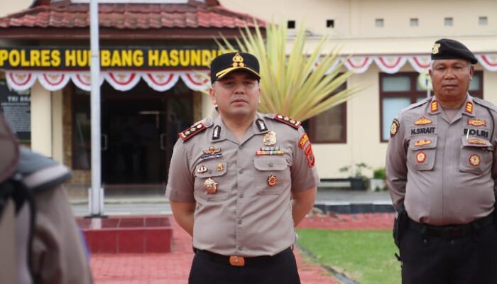 Polres Humbahas Perkuat Kesiapan Personel, 70 Anggota Dalmas Jalani Latihan Pengendalian Massa