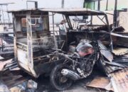 Kebakaran Melanda Tiga Rumah di Desa Simanullang, Pemkab Humbahas Kerahkan Tiga Armada Damkar