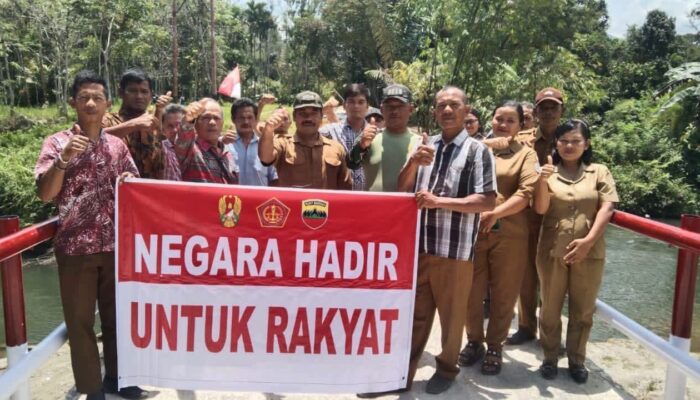 Negara Hadir untuk Rakyat, Jembatan Simatabo di Kecamatan Pakkat Selesai Dibangun