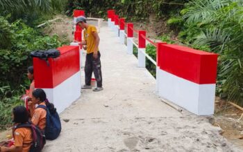Jembatan “Silanjasunun” di Tarabintang Rampung, Hasil Pertanian Tertampung