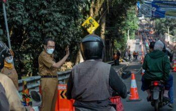 Jembatan Pemkot Cimahi Kembali Dibuka Khusus Untuk Sepeda Motor