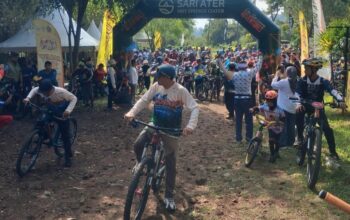 Sari Ater Gelar Gowes Bareng dan Tawarkan Promo Menarik.