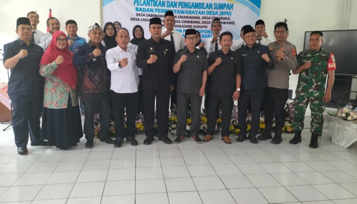BPD Se-Kecamatan Parongpong Resmi Dilantik, Diminta Bersinergi dengan Pemerintah Desa.