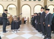 Bupati Jeje Lantik 16 BPD di Lembang, Dorong Desa Kembangkan Potensi Lokal