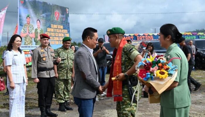 Forkopimda Humbahas Sambut Danyonif TP 955/Hoda Sihapaspili