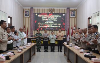 Rakor Lintas Sektoral, Polres Humbahas Matangkan Pengamanan Pilkades Serentak 2026