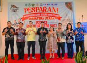 Dukung Kontingen Pesparani, Bupati Humbahas Hadir Langsung Saksikan Penampilan Paduan Suara