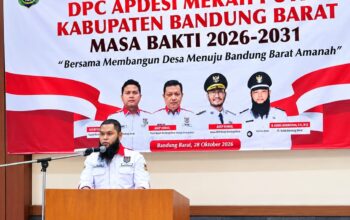 Diki Rohani Pimpin DPC APDESI Merah Putih KBB 2026–2031, Soroti Penurunan Dana Desa