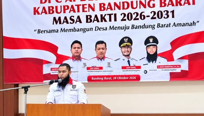 Diki Rohani Pimpin DPC APDESI Merah Putih KBB 2026–2031, Soroti Penurunan Dana Desa